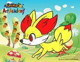 Fennekin corriendo