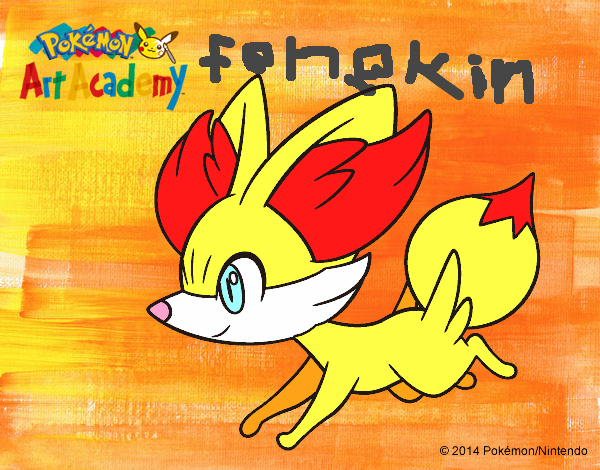 Fennekin corriendo