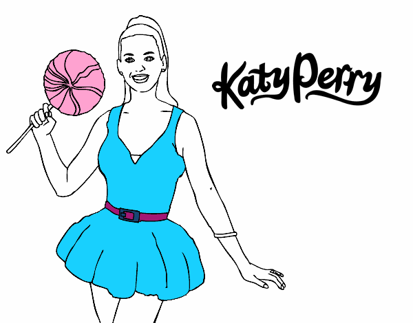 Katy Perry con piruleta