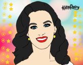 Dibujo Katy Perry primer plano pintado por tilditus