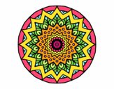 Dibujo Mandala creciente pintado por Sophiie