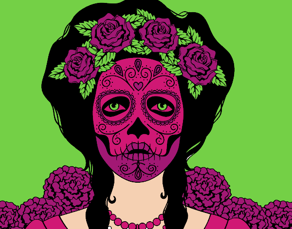 Mujer calavera mejicana