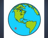 Dibujo Planeta Tierra 1 pintado por tilditus