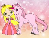 Princesa y unicornio