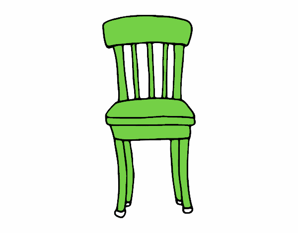 silla verde