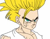 Dibujo Son Gohan pintado por mikuo