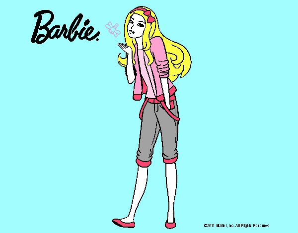 Barbie con look casual