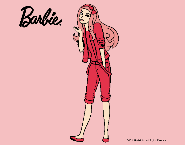 Barbie con look casual