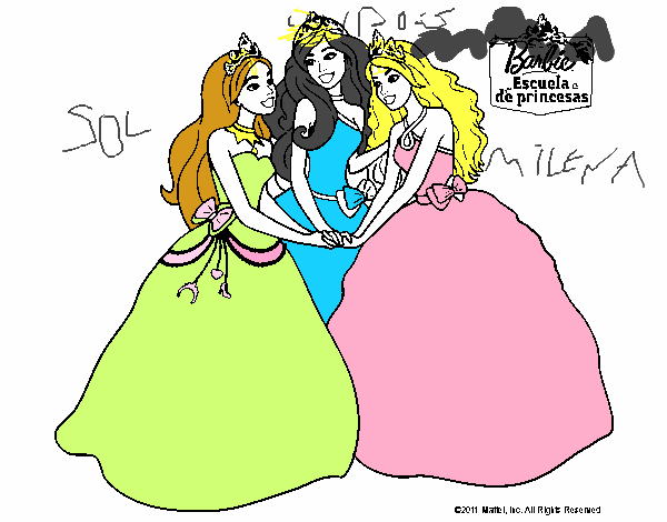 Barbie y sus amigas princesas