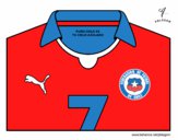 Camiseta del mundial de fútbol 2014 de Chile