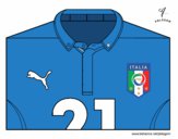 Camiseta del mundial de fútbol 2014 de Italia