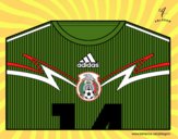 Camiseta del mundial de fútbol 2014 de México