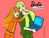 Dibujo El nuevo portátil de Barbie pintado por tilditus