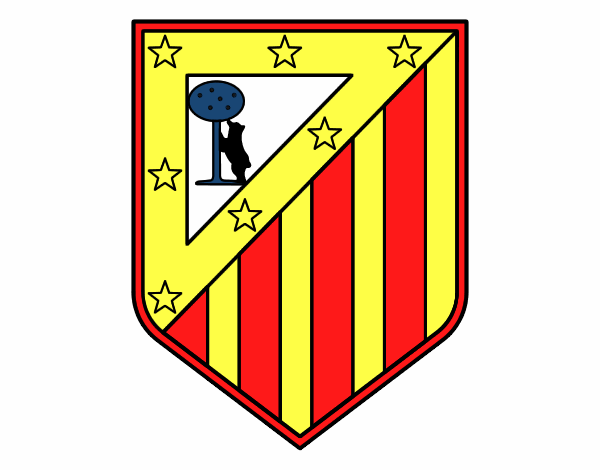 Download Dibujo de Escudo del Club Atlético de Madrid pintado por en Dibujos.net el día 25-05-15 a las 21 ...