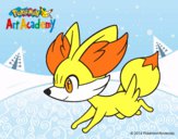 Fennekin corriendo