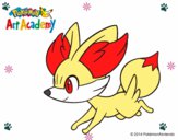 Fennekin corriendo