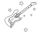 Guitarra y estrellas