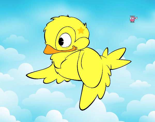 Pájaro Amarillo De Dibujos Animados Ilustraciones Svg Vectoriales Clip  Art Vectorizado Libre De Derechos Image 95772191