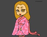 Princesa con kimono