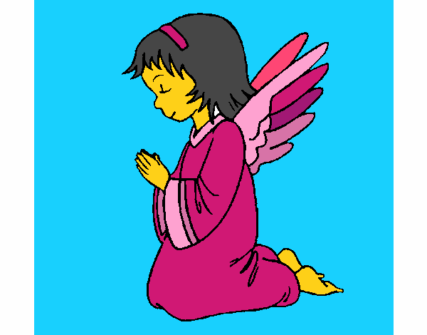 Ángel orando