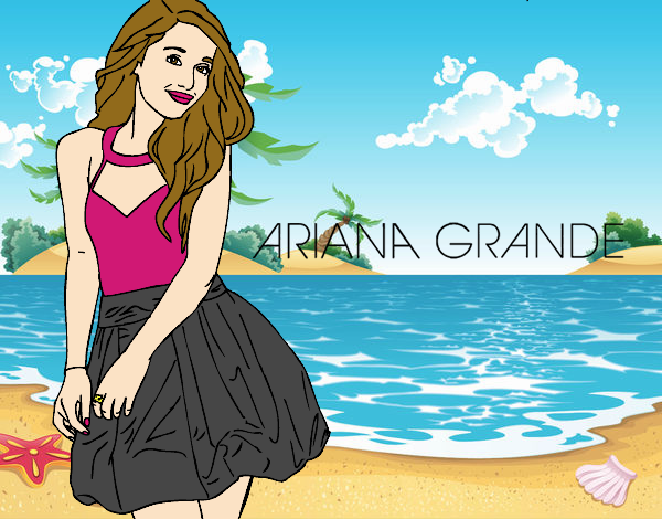 Dibujo Ariana Grande pintado por kevin4567
