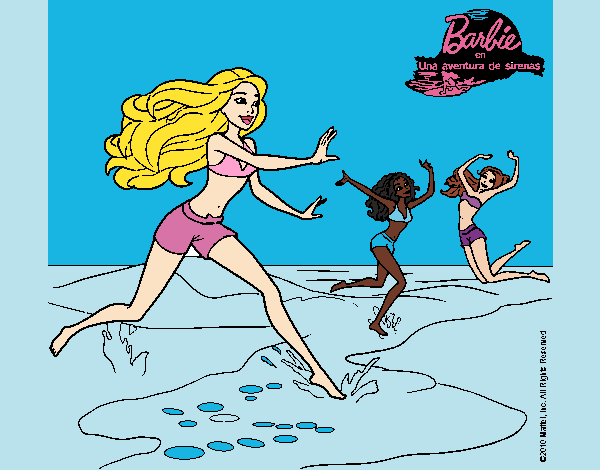 Barbie de regreso a la playa