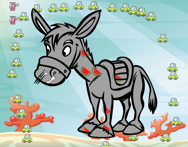 Burro de granja