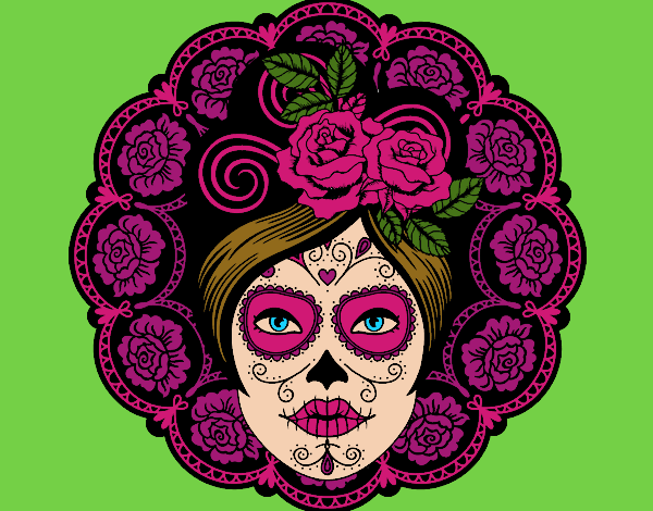 Calavera mejicana femenina