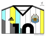 Camiseta del mundial de fútbol 2014 de Argentina