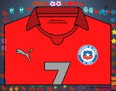 Camiseta del mundial de fútbol 2014 de Chile