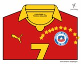 Camiseta del mundial de fútbol 2014 de Chile