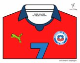 Camiseta del mundial de fútbol 2014 de Chile