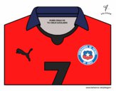 Camiseta del mundial de fútbol 2014 de Chile