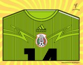 Camiseta del mundial de fútbol 2014 de México