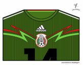 Camiseta del mundial de fútbol 2014 de México