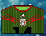 Camiseta del mundial de fútbol 2014 de México