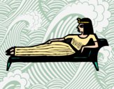 Dibujo Cleopatra tumbada pintado por RENIYMILE