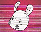 Dibujo Conejo bebé pintado por isidora200
