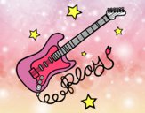 Guitarra y estrellas