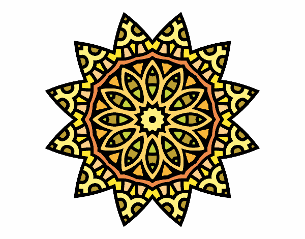 Mandala estrella