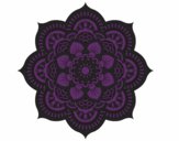 Dibujo Mandala flor oriental pintado por DEPREDATOR