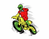Dibujo Moto de motocross pintado por sheilon
