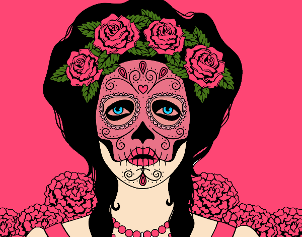 Mujer calavera mejicana