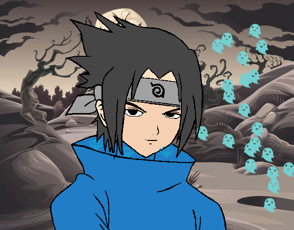 Sasuke enfadado