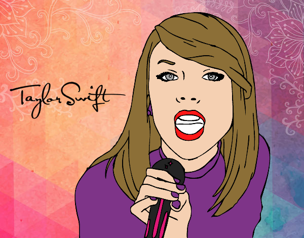 Dibujo Taylor Swift cantando pintado por kevin4567