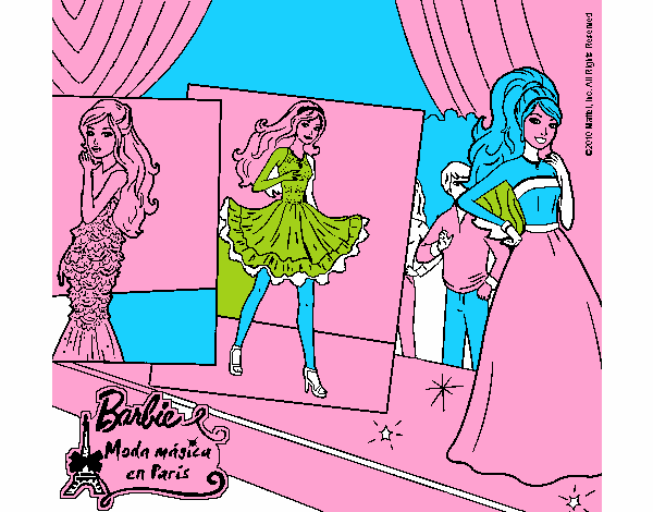 Barbie, desfilando por la pasarela