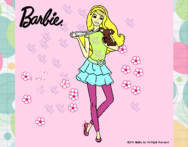 Barbie y su mascota