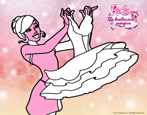 Barbie y su vestido de ballet