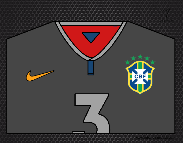 Camiseta del mundial de fútbol 2014 de Brasil