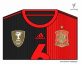 Camiseta del mundial de fútbol 2014 de España